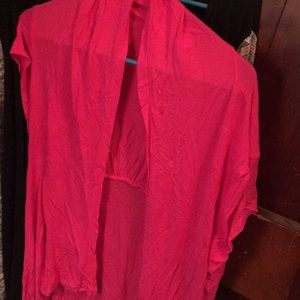 Pink cardigan
